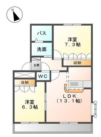 フィグトゥリーＭ（Ｔ）の物件間取画像